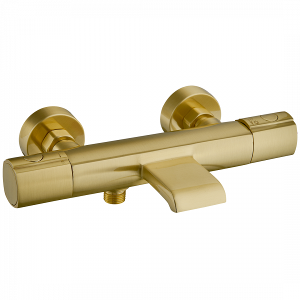 carra bain douche thermostatique or brosse